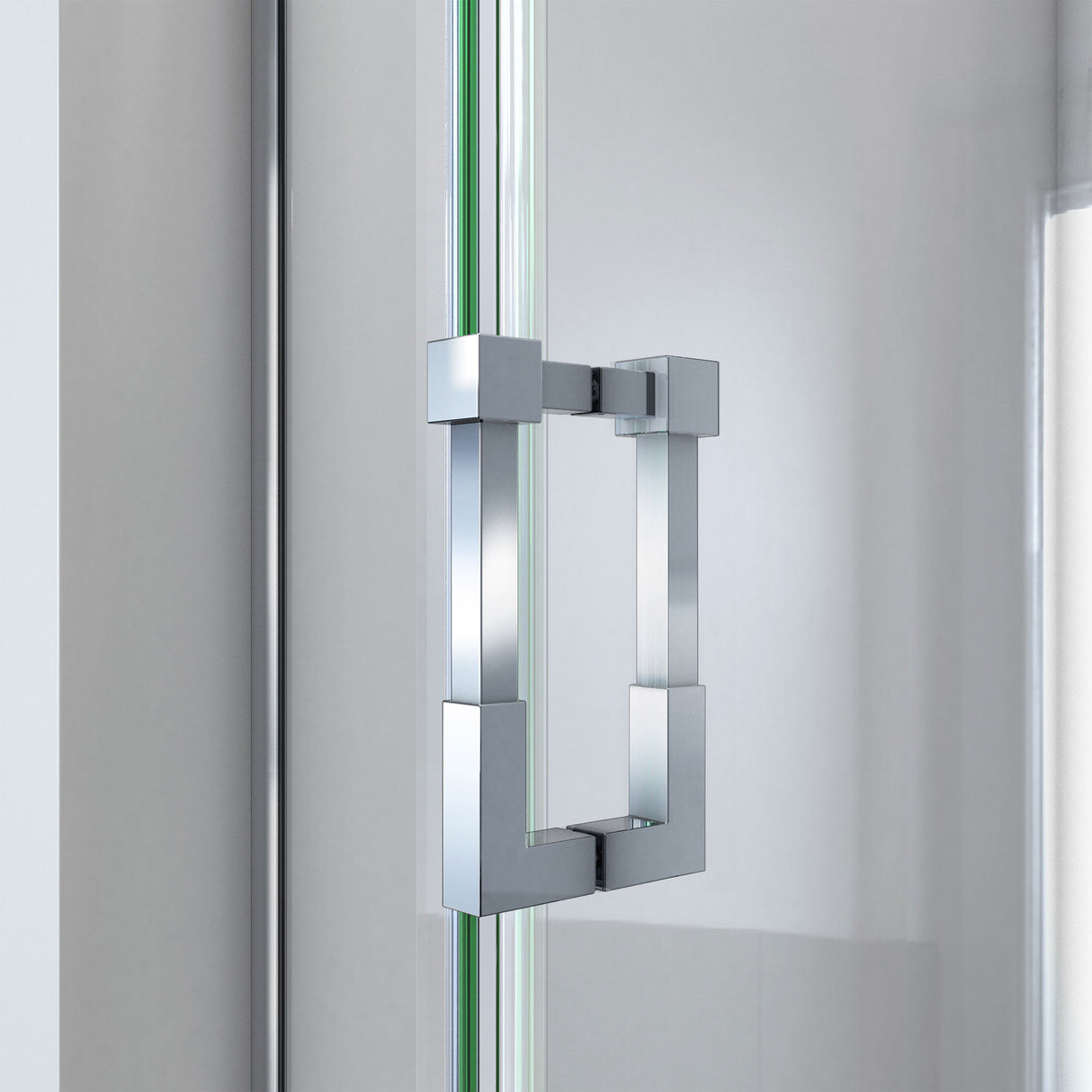 DreamLine Avenue 56-60 in. W x 79 in. H Semi-Frameless Sliding Shower Door in Brushed Nickel
