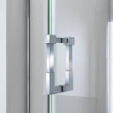 DreamLine Avenue 56-60 in. W x 79 in. H Semi-Frameless Sliding Shower Door in Brushed Nickel