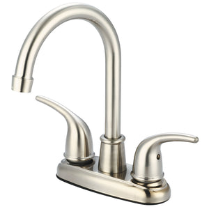 Olympia B-8150-BN Accent Two Handle Bar Faucet in Brushed Nickel