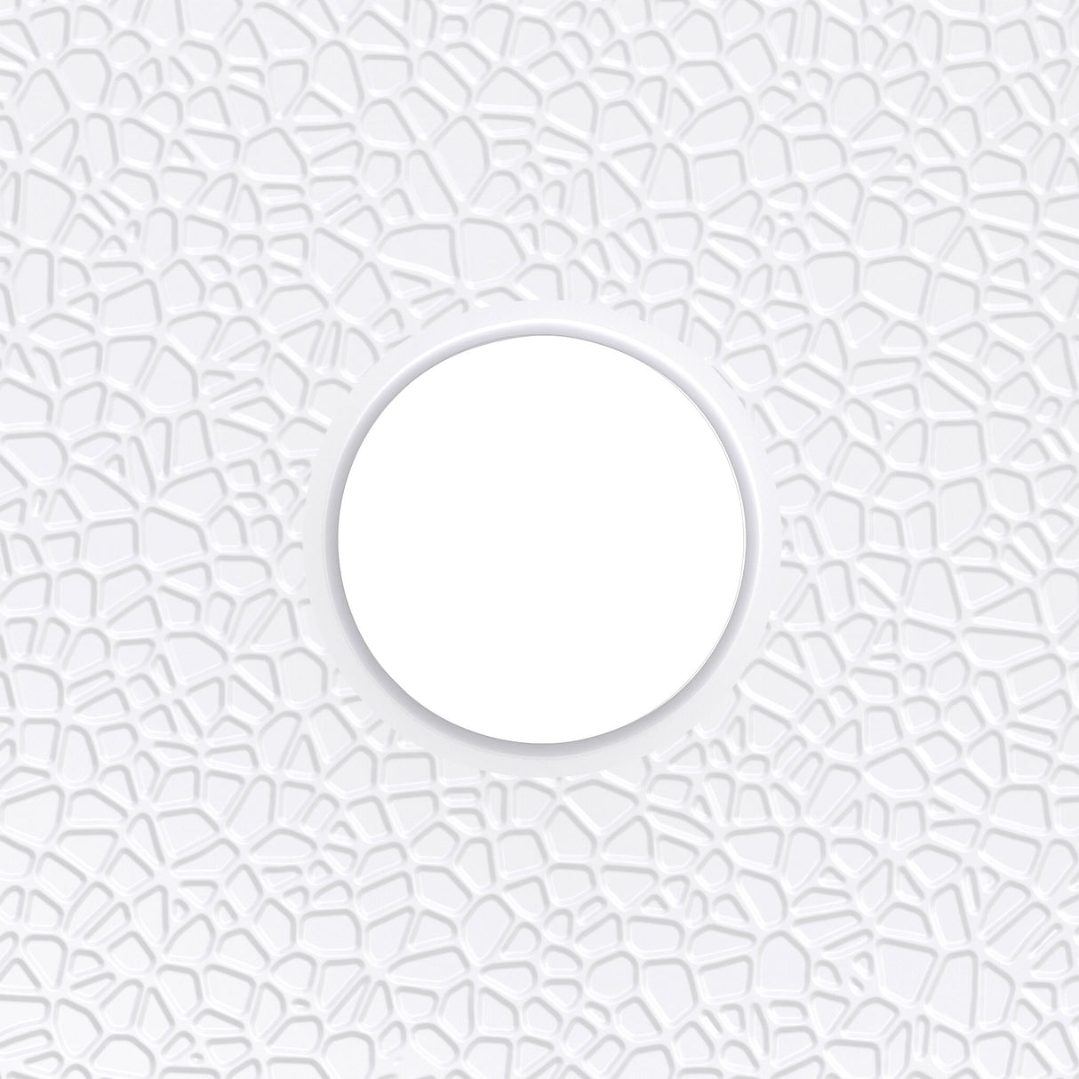 DreamLine DreamStone 42 in. D x 42 in. W Base and Wall Kit in White Modern Subway Pattern