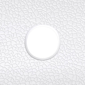 DreamLine DreamStone 34 in. D x 54 in. W Base and Wall Kit in White Traditional Subway Pattern