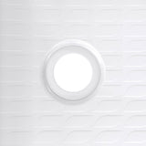 DreamLine DreamStone 30 in. D x 60 in. W x 4 3/16 in. H Left Drain Single Threshold Shower Base in White