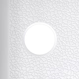 DreamLine DreamStone 32 in. D x 60 in. W x 4 5/16 in. H Left Drain Single Threshold Shower Base in White