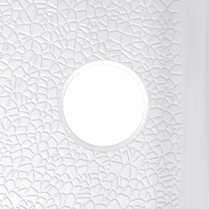 DreamLine DreamStone 32 in. D x 60 in. W Base and Wall Kit in White Modern Subway Pattern
