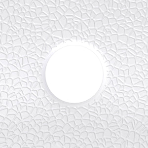 DreamLine DreamStone 32 in. D x 60 in. W Base and Wall Kit in White Modern Subway Pattern