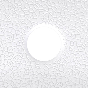 DreamLine DreamStone 34 in. D x 60 in. W Base and Wall Kit in White Modern Subway Pattern