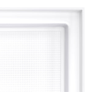 DreamLine DreamStone 36 in. D x 60 in. W Base and Wall Kit in White Modern Subway Pattern