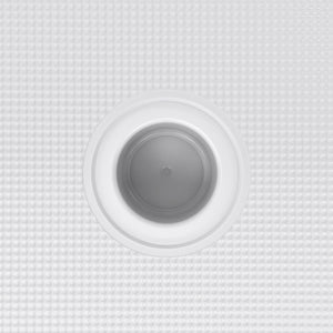 DreamLine DreamStone 36 in. D x 60 in. W Base and Wall Kit in White Traditional Subway Pattern