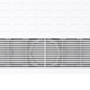 DreamLine DreamStone 33 in. D x 62 in. W x 3 1/2 in. H Front Drain Single Threshold Shower Base in White