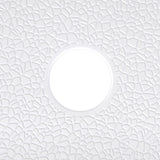 DreamLine DreamStone 36 in. D x 36 in. W x 5 1/2 in. H Center Drain Double Threshold Shower Base in White