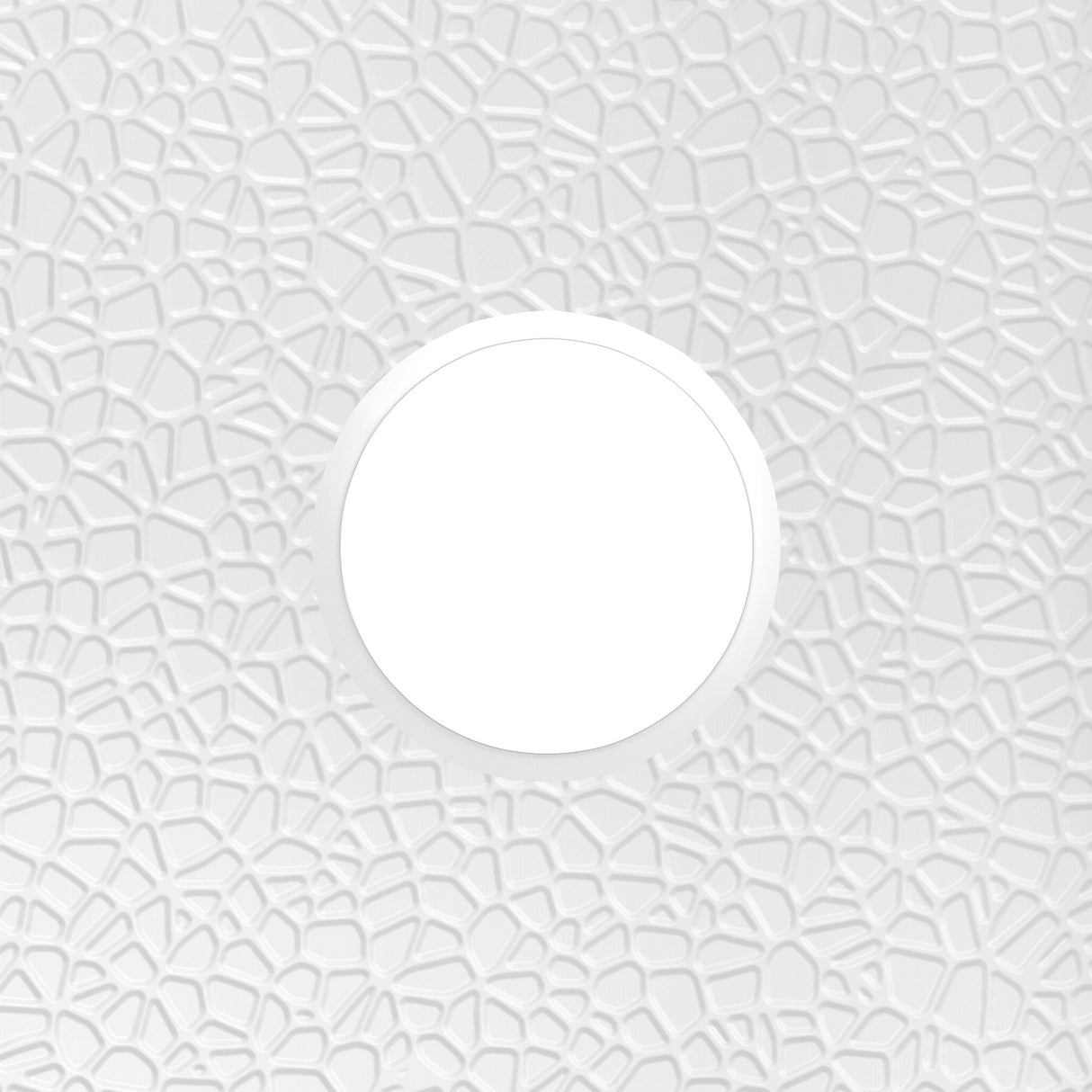 DreamLine DreamStone 36 in. D x 36 in. W x 5 1/2 in. H Corner Drain Neo-Angle Shower Base in White