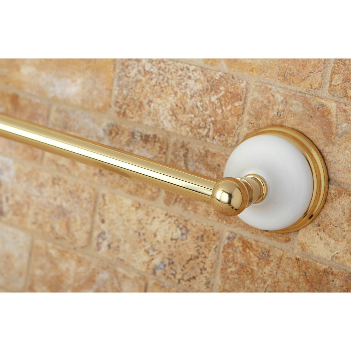 Victorian BA1111PB 24-Inch Towel Bar, Polished Brass