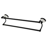 Victorian BA1113MB 24-Inch Dual Towel Bar, Matte Black