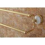 Victorian BA1113PB 24-Inch Dual Towel Bar, Polished Brass
