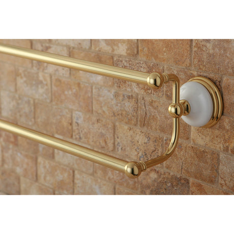 Victorian BA1113PB 24-Inch Dual Towel Bar, Polished Brass