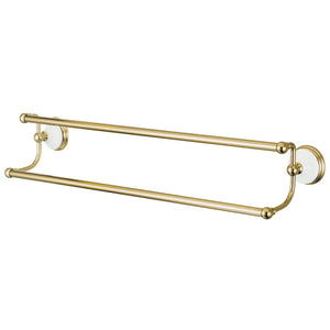 Victorian BA1113PB 24-Inch Dual Towel Bar, Polished Brass