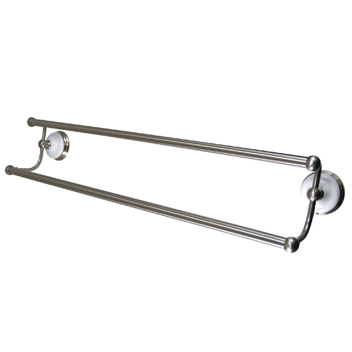 Victorian BA1113SN 24-Inch Dual Towel Bar, Brushed Nickel