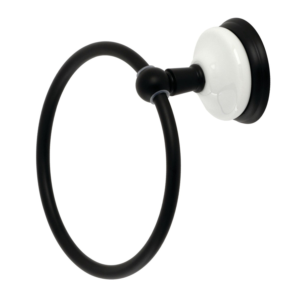 Victorian BA1114MB Towel Ring, Matte Black