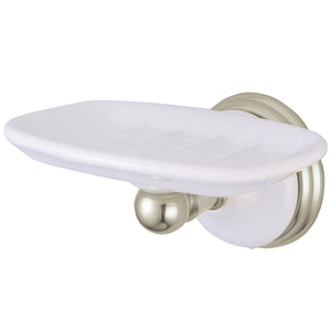 Victorian BA1115SN Wall Mount Soap Dish Holder, Brushed Nickel
