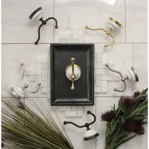 Victorian BA1117BB Robe Hook, Brushed Brass