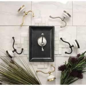 Victorian BA1117C Robe Hook, Polished Chrome