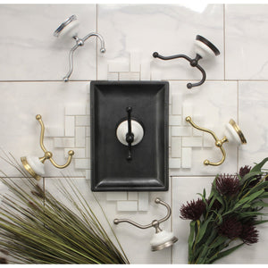 Victorian BA1117MB Robe Hook, Matte Black