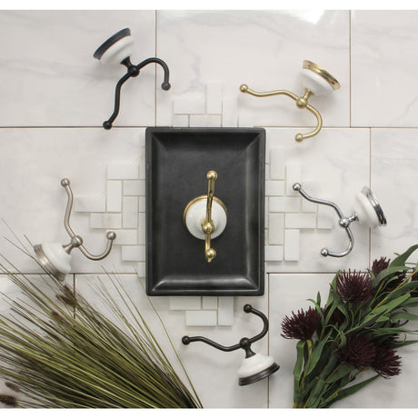 Victorian BA1117PB Robe Hook, Polished Brass