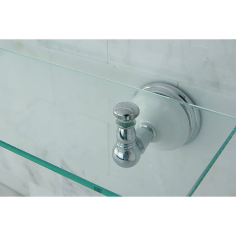 Victorian BA1119C Glass Shelf, Polished Chrome