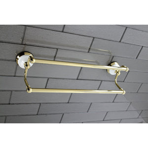 Vintage BA11318PB 18-Inch Dual Towel Bar, Polished Brass