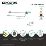 Vintage BA116318ORB 18-Inch Dual Towel Bar, Oil Rubbed Bronze