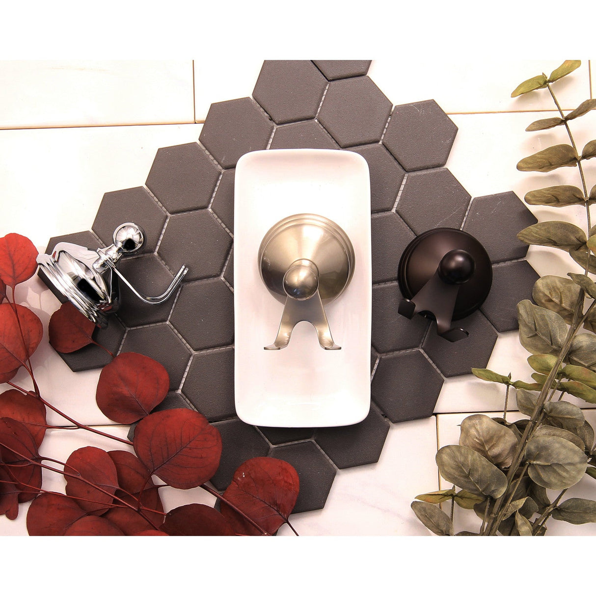 Vintage BA1167SN Robe Hook, Brushed Nickel