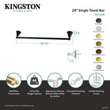 Heritage BA1751BB 24-Inch Towel Bar, Brushed Brass