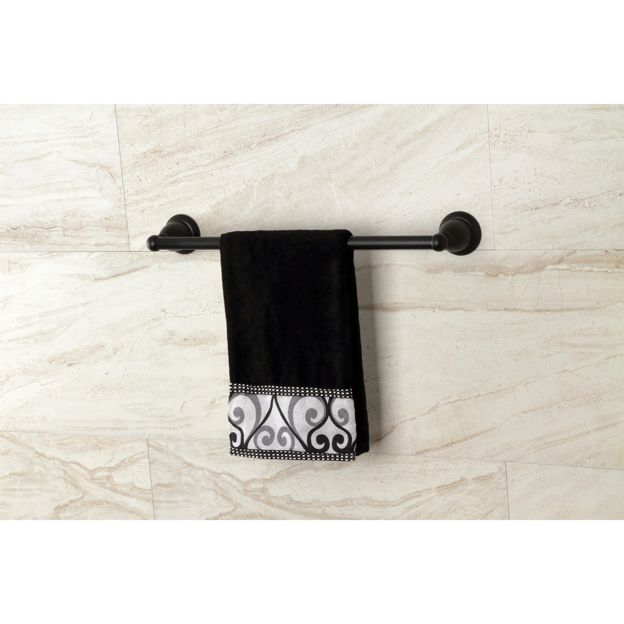 Heritage BA1752MB 18-Inch Towel Bar, Matte Black