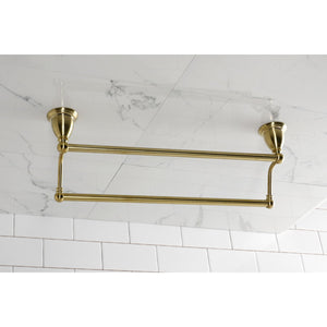 Heritage BA175318BB 18-Inch Dual Towel Bar, Brushed Brass