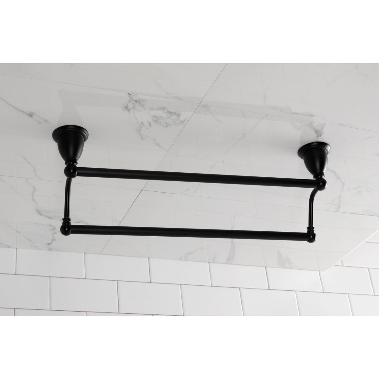 Heritage BA175318MB 18-Inch Dual Towel Bar, Matte Black