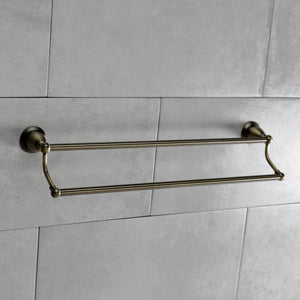 Heritage BA1753AB 24-Inch Dual Towel Bar, Antique Brass