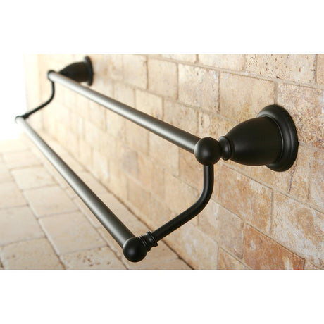 Heritage BA1753ORB 24-Inch Dual Towel Bar, Oil Rubbed Bronze