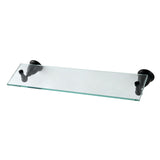 Heritage BA1759MB Glass Shelf, Matte Black