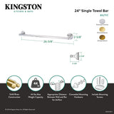 Milano BA2711AB 24-Inch Towel Bar, Antique Brass
