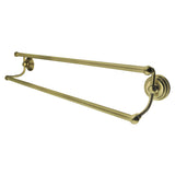 Milano BA271318AB 18-Inch Dual Towel Bar, Antique Brass