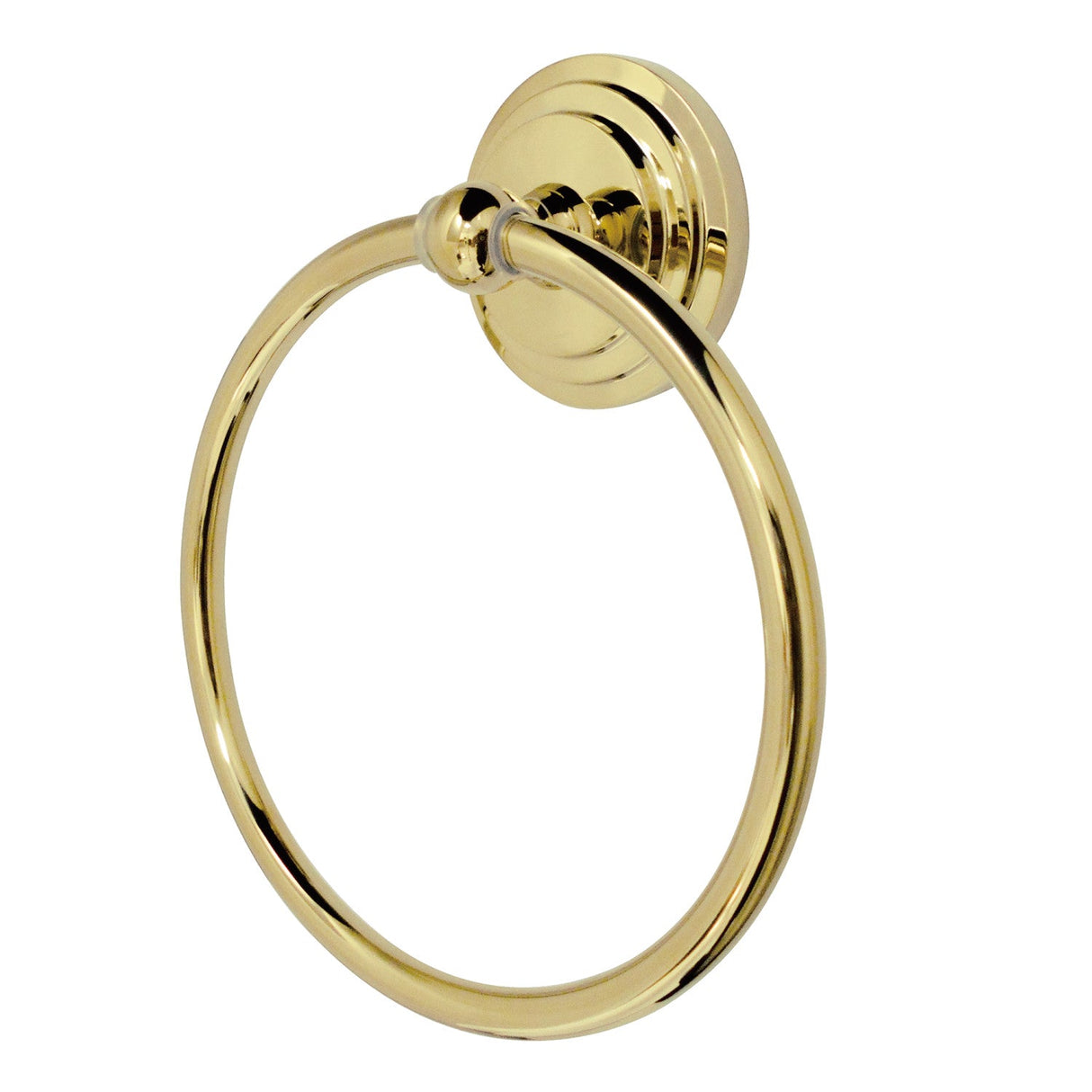 Milano BA2714PB Towel Ring, Polished Brass
