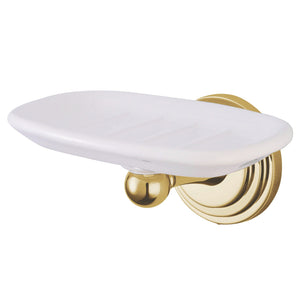 Milano BA2715PB Wall Mount Soap Dish Holder, Polished Brass