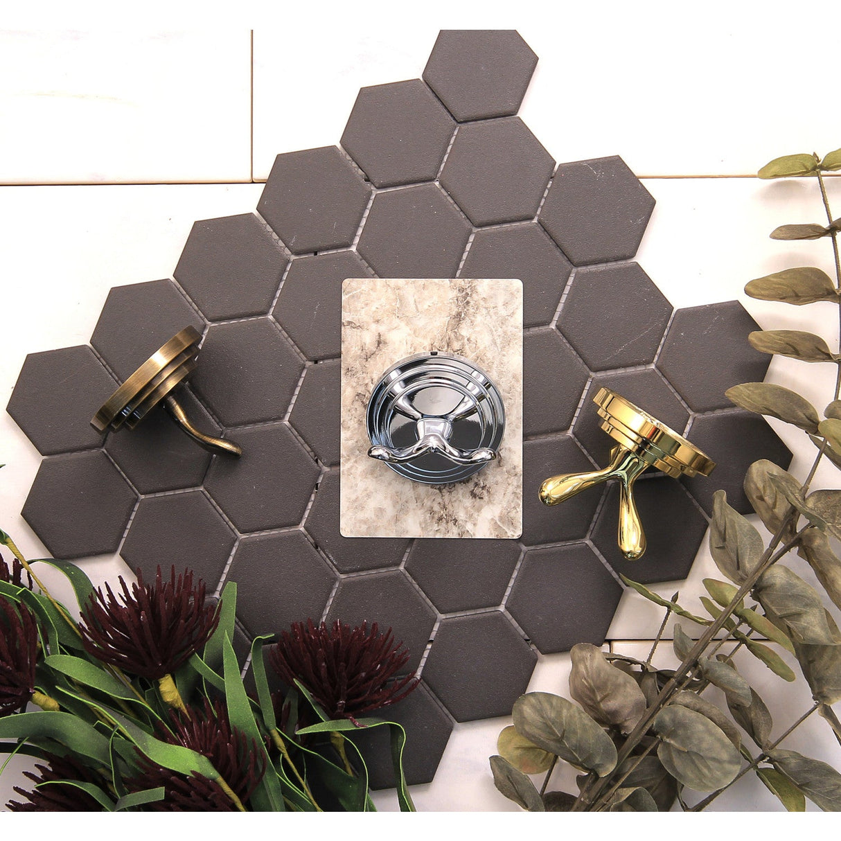 Milano BA2717C Robe Hook, Polished Chrome