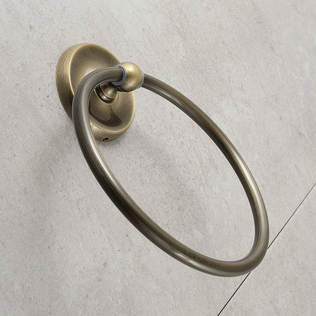 Classic BA314AB Towel Ring, Antique Brass