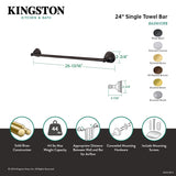 Restoration BA3961ORB 24-Inch Towel Bar, Oil Rubbed Bronze