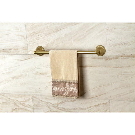 Restoration BA3962BB 18-Inch Towel Bar, Brushed Brass