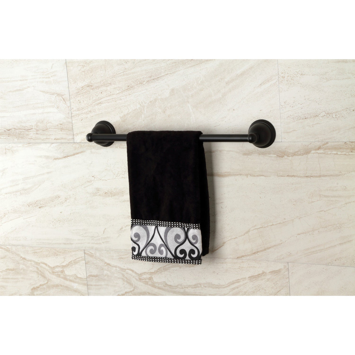 Restoration BA3962MB 18-Inch Towel Bar, Matte Black