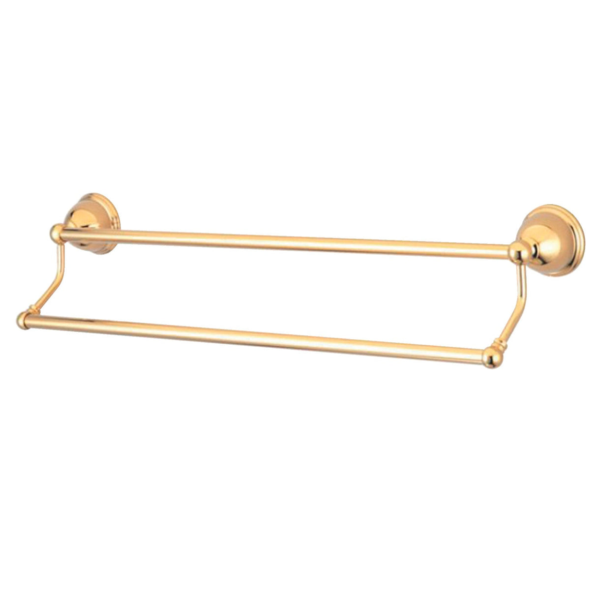 Restoration BA3963PB 24-Inch Dual Towel Bar, Polished Brass