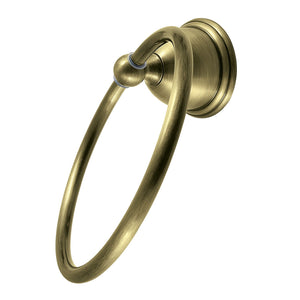 Restoration BA3964AB Towel Ring, Antique Brass