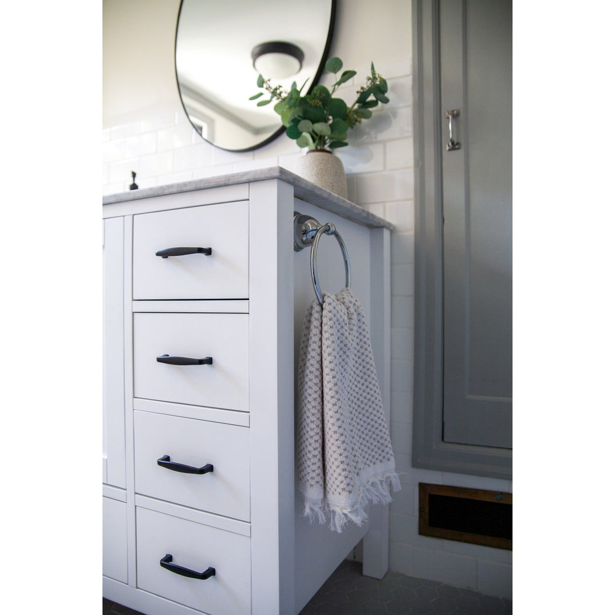 Restoration BA3964C Towel Ring, Polished Chrome